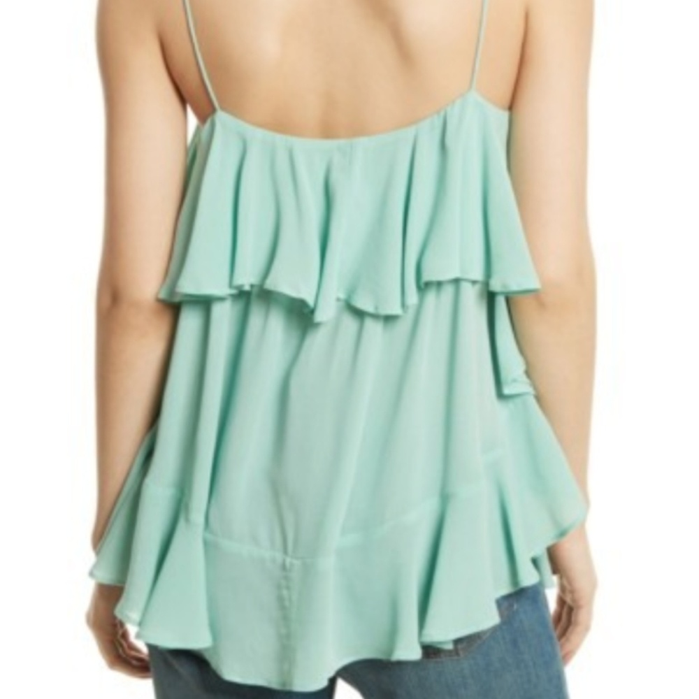 Free People Intimately Cascades Ruffle Cami aqua - Picture 6 of 7